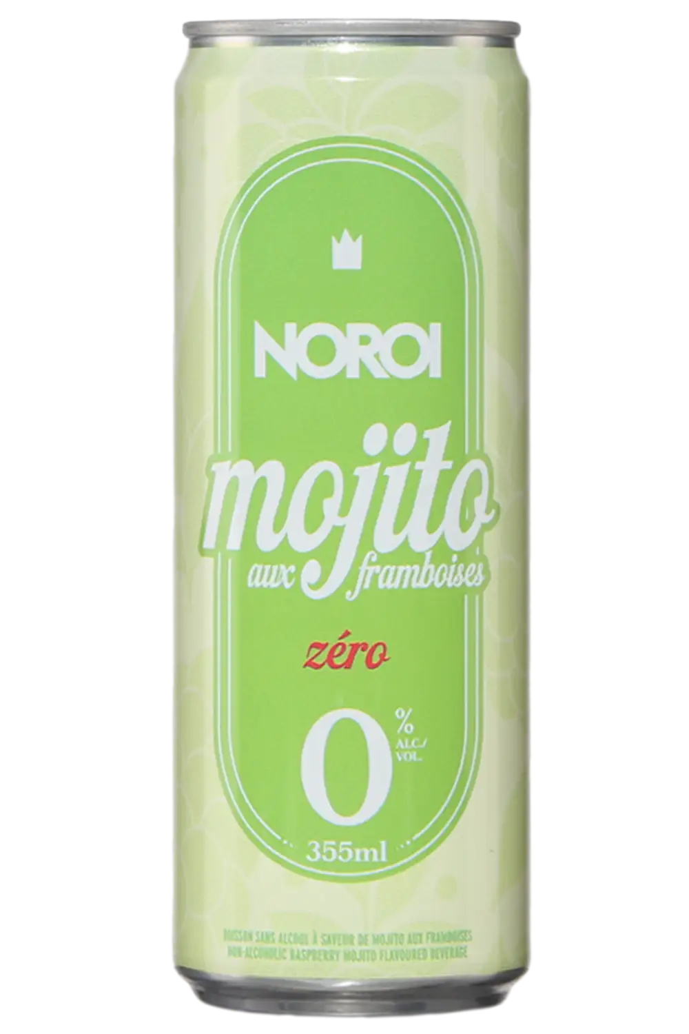 Noroi Mojito aux Framboises Zéro. Photo gracieuseté SAQ