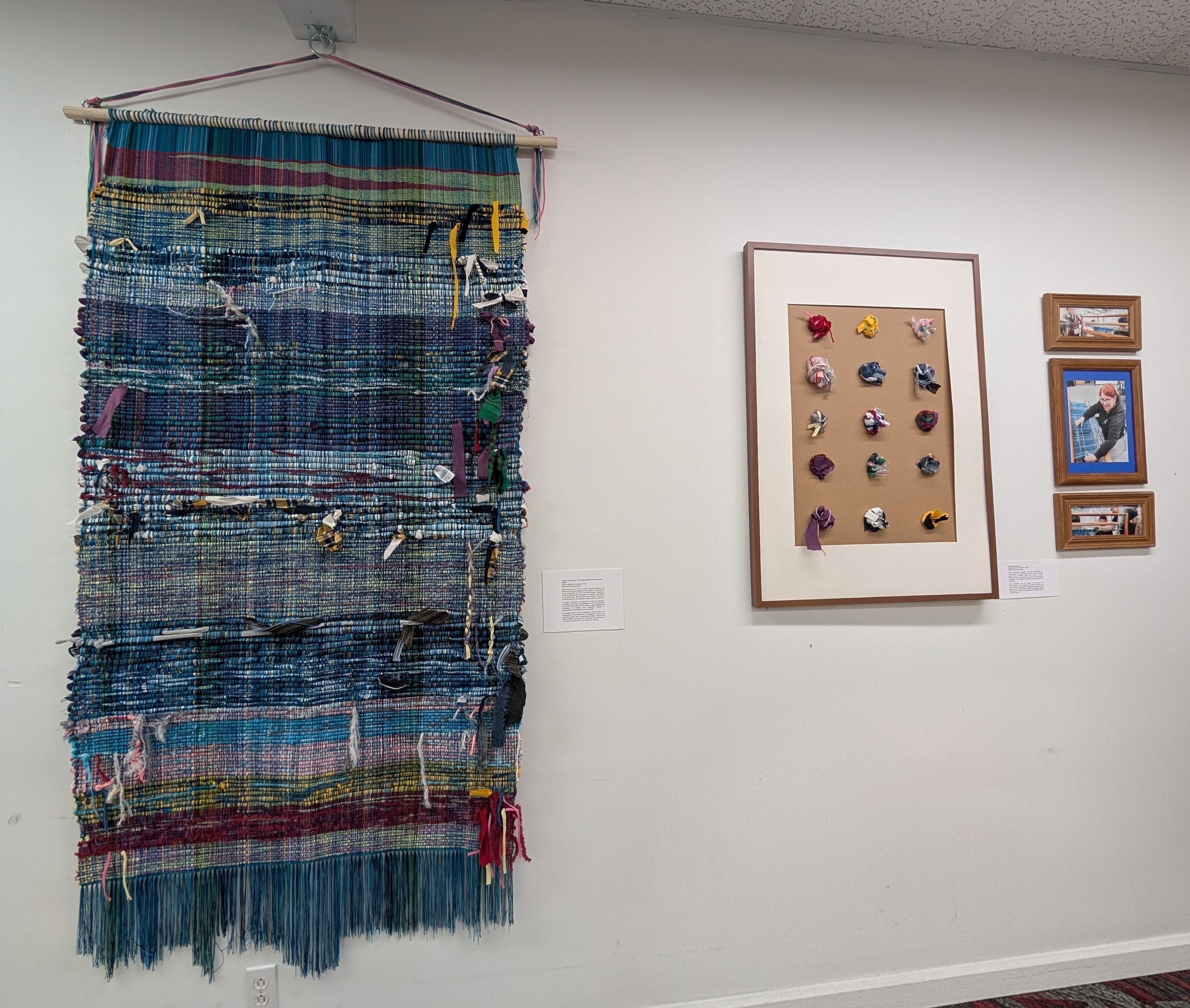 oeuvre du projet Tisser pour l'avenir