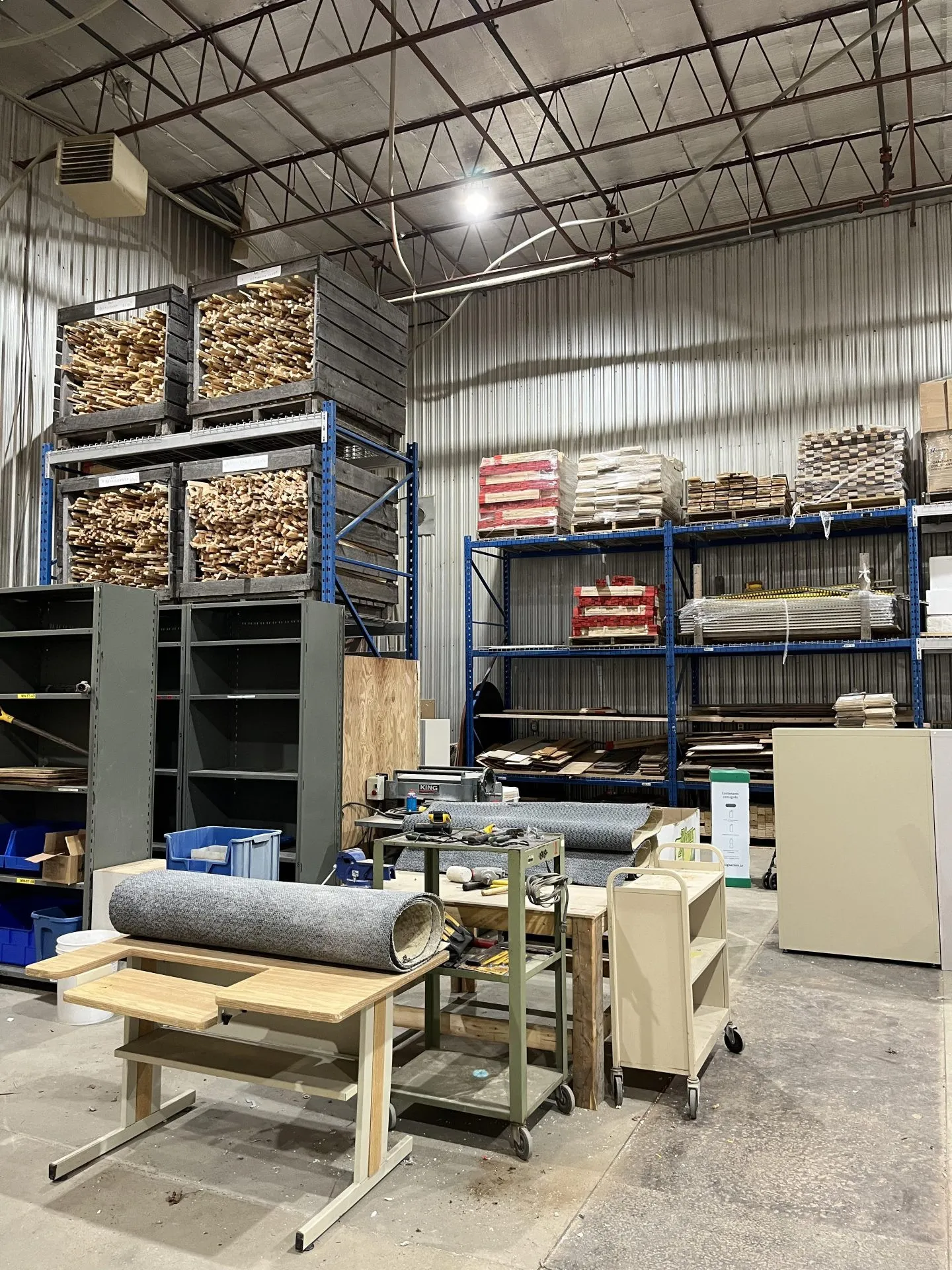 L'atelier de la recyclerie Zone Éco