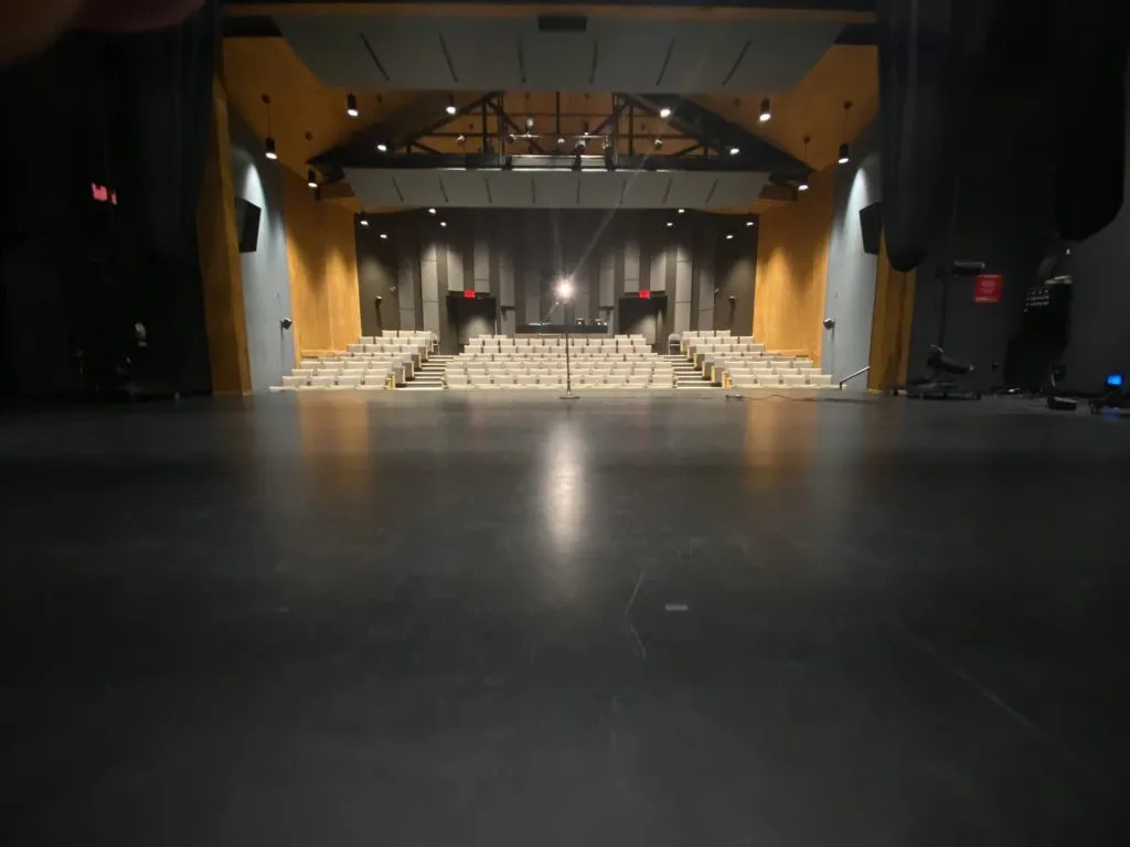 Une salle de spectcale vue de la scène